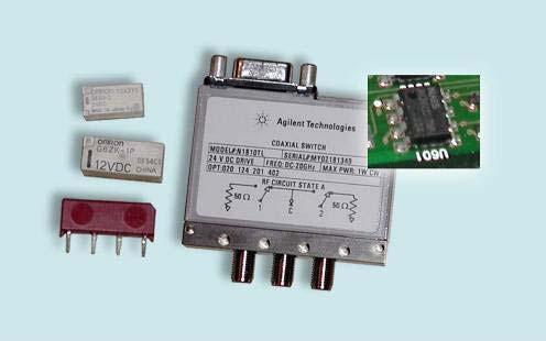 Types of Switch Relays Armature relays Slow Good power handling Low on-resistance Field-effect transistors (FET) Fast Low voltage &