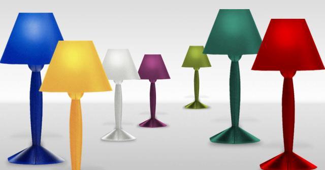 Design Classic: Miss Sissi Lamp The Miss Sissi table lamp was designed for Flos in 1991 by Philippe Starck.