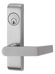 (Right hand reverse) Outside Outside trim operation Trim operation lever Standard operation NL Function Blank escutcheon Key locks and unlocks lever. Lever is locked when key is removed.