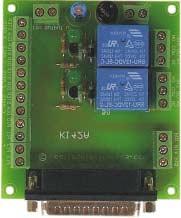 BASIC KIT DESCRIPTION K142A is a PC interface that helps to simplify wiring, it also provides 2 relays that are controlled by your PC and can be used to switch just about anything.