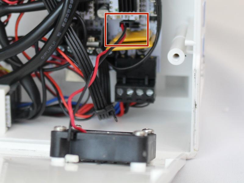 Re-install the bottom case cooling fan,