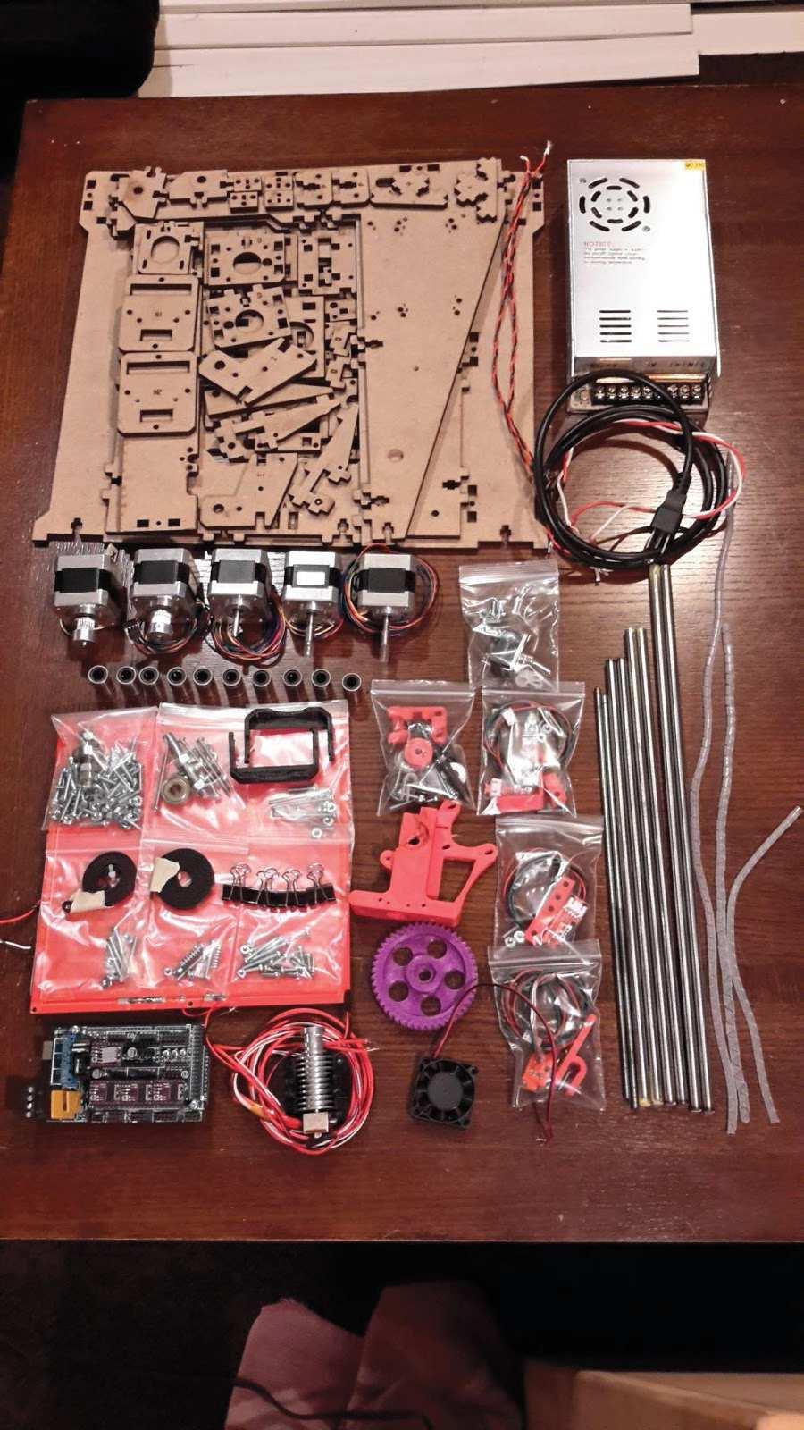 Build your own desktop 3D printer This is a kit containing all materials and software to build and operate a 3D Printer.