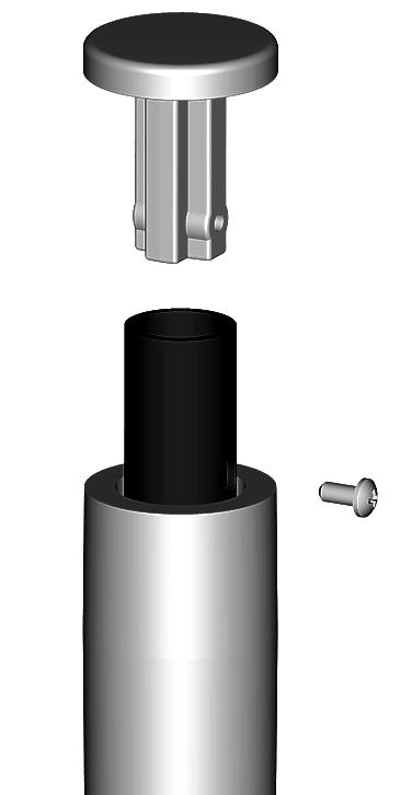 Drive Assembly Drive Assembly STEP 7: Drive Handle Assembly 1 Drive Handle (item 20) 1 Grip (item 26) 1 Grip Cap (item 27) 1 #6 Screw (item 28) A. Slide the Grip onto the end of the Drive Handle. B.