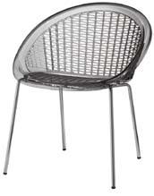 Black (S380) Saint Tropez Chair Four Leg Transparent (S100),