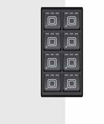 CAN-Bus Keypads Eight-Key DESCRIPTION These soft-touch keypads are designed to be used with CAN-Bus J1939 network applications.