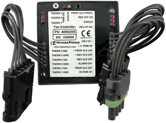 EFDR2 Valve Driver, Fan Control, Multi-Input, DESCRIPTION The EFDR2 multi-input fan drive controller provides precise, repeatable control of one proportional valve coil and one on/off solenoid valve