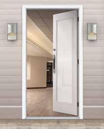 Product Measuremets May Cotempra Series doors are available i 2'8", 2'10" ad 3'0" widths with 2"x4" (4 9/16"), 2"x6" (6 9/16") costructio, left had or right had applicatio ad iswig or outswig.