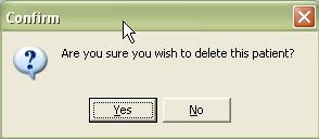 The following screen appears, choose 'Yes' to confirm the removal, choose 'No' to cancel the removal.