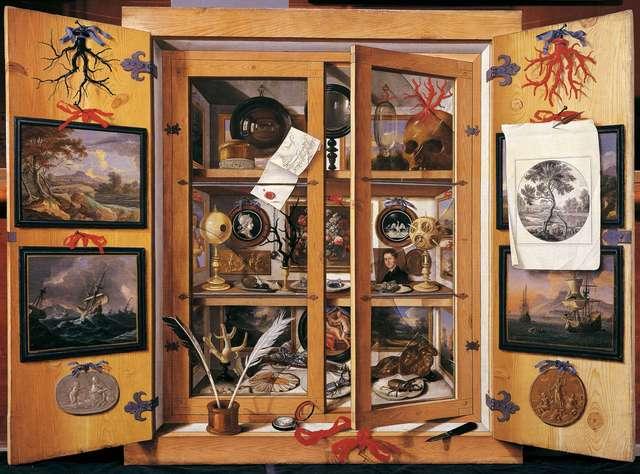 (Fig. 3) Domenico Remps, A Cabinet of Curiosity, 1675 Children s