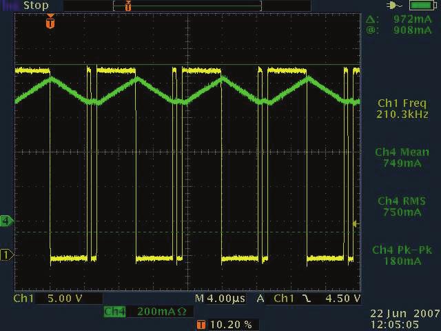 Oscillator Output from Peak Current Comparator LED V ref + - V SENSE Figure 18.