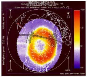 Solar Radiation Storm Caused by very energetic protons emitted by a large solar flare Can result in increased absorption at D region altitudes in the polar cap Directed to the polar cap by the Earth