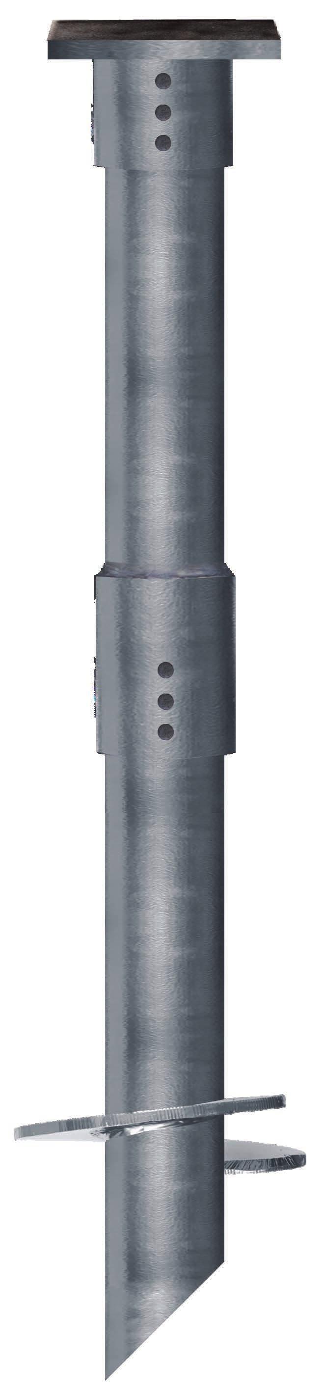 BRACKET OR LOAD TRANSFER DEVICE (LTD) EXTENSION BOLTED COUPLING LEAD SECTION HELIX GET FAMILIAR The unit is called a helical pier if it resists compressive loads, which are usually