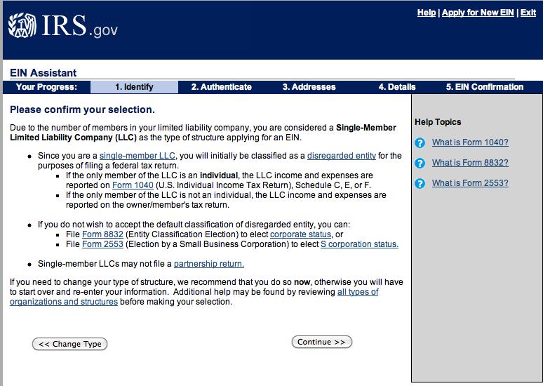 Screen 5.1.2: Information screen only. Click Continue to go to the next screen Option 2 Married Couple Electing Single Member Status Screen 5.2.1: Enter 2 in the Number of Members, scroll down to select your state and click Continue to go to the next screen.