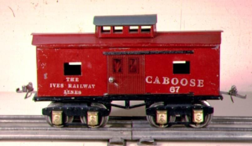 67 caboose body), the No. 53 gravel car and the No. 57 caboose. Did IVES document these cars? Only the (large print) No.