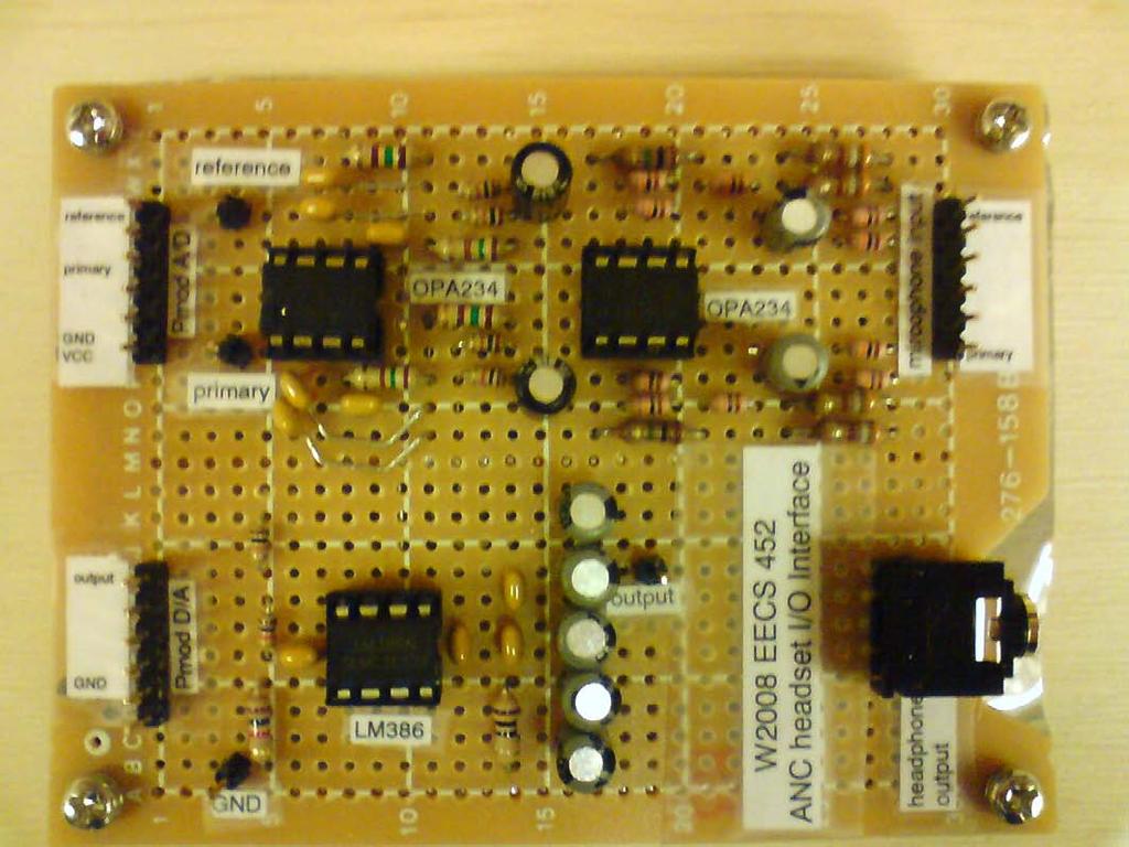 Low pass filter MIC amplification circuit to FPGA x[n] x[n]