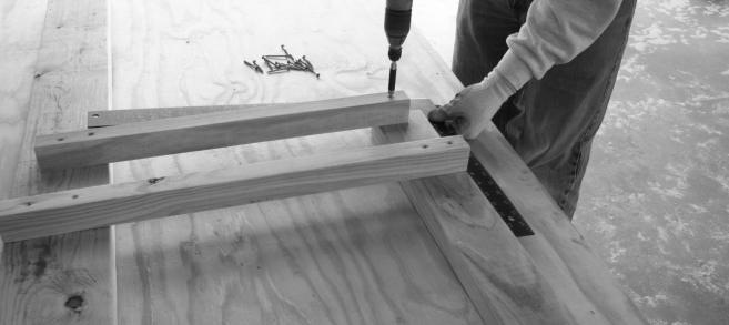 Ptting Bench BUILDING STEPS 01 Cut parts A thrugh K t size accrding t the cut list and mark in pencil t keep rganized.