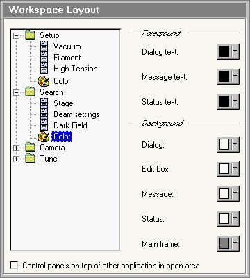 Talos on-line help User interface 134 Control panels The following actions are possible on Control panels: Delete a panel : click with the right-hand mouse button on the Control panel and select