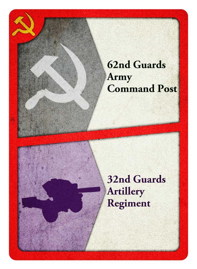 Playing the Game: Soviet Cards 139th Signal Battalion: You can use this action to do one of the following: Recover: Remove a Disrupted Token from one of the 139th Signal Battalion locations (14-17,