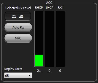 The MPC down limit settings can be accessed by selecting the Gear icon located to the immediate right of the AZ and EL TRACK buttons in the Axis Control window.