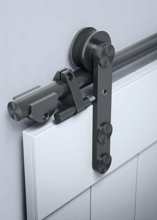 Open Round Rail Timber Face Fix Brio s Open Round Rail system offers face fix hangers for timber panels 40mm thick and up to 100kg in capacity.