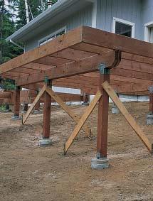 JOISTS PRO TIP Step up to a larger joist whenever you come close to the maximum span acceptable. I usually use a 2 8, except on landings and other small areas. O n center or o.c. is a term commonly used by carpenters to describe the distance from the center of one joist to the next.