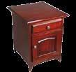 x 25"h x 22"d Man5 Chairside End Table 15"w x