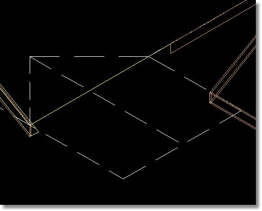 98 Smart Architect Level 2 Training Guide Figure 5.2.7 Note: You may notice that the actual roof planes and the original outlines are not coplanar, ie, different Z coordinates.
