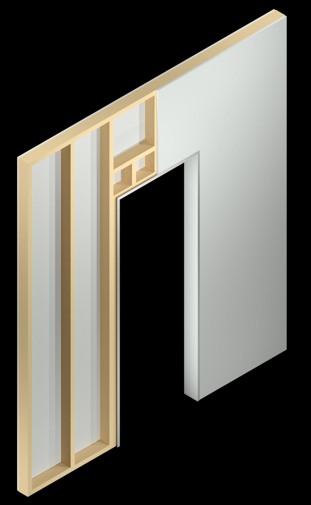 INSTALLATION DETAILS CASED OPENING Fry Reglet's Cased Opening provides a sharp, crisp appearance with no visible trims,