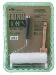 overprints ROLLER COVERS / KIT Roller Cover All Paints MATERIAL: 100% Recycled PAINT FINISH: For Flat, Eggshell & Satin CORE: Polypropylene Fabric made from 100% recycled plastic bottles.