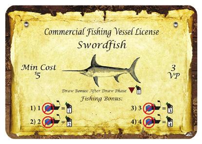 Detailed Card Information LICENSE CARDS There are 16 Standard license cards, 6 Premium license cards, 3 Hire Crewman license cards and 1 variant Corporation card in the Fleet: Arctic Bounty expansion.
