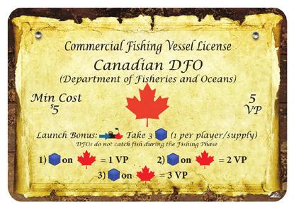 Canadian Department of Fisheries and Oceans License (3) Once owned, a DFO license gives a player the ability to launch DFO boats.