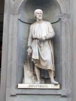 Donatello Artist Sculptor in wood, marble, and bronze Famous for