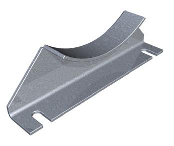 Discharge Spouts are precision cut and jig welded to provide an exact fit to both angle and formed flange troughs. Discharge spouts allow the exit of bulk materials from a screw conveyor.