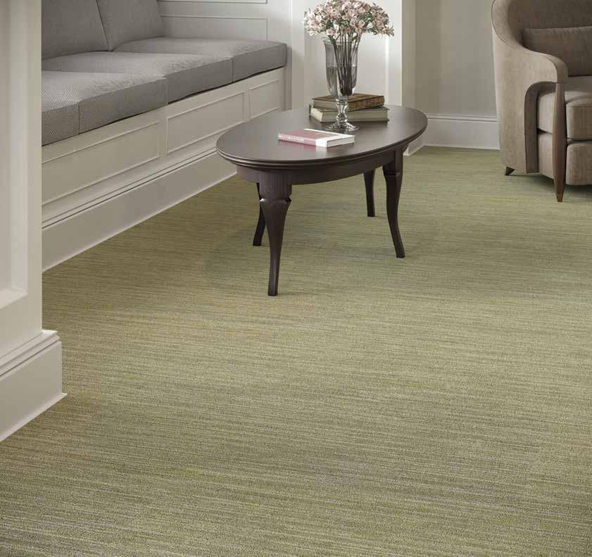 MONTGOMERY BROADLOOM - Debussy 42114 Construction Patterned Loop Pile thickness 0.154 (3.91 mm) Face fiber Dye method Gauge Stitches per inch Antron Legacy Type 6,6 Nylon Solution / Yarn 5/64 (50.