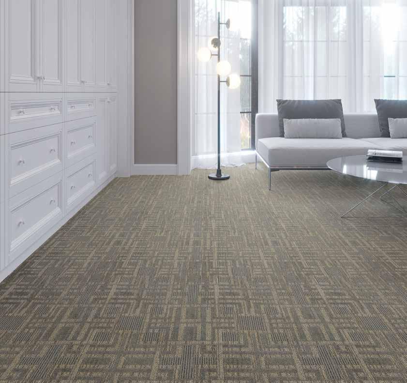 SOMERSET BROADLOOM - Chopin 82111 Construction Tip-Sheared Patterned Loop Pile thickness 0.118 (3.