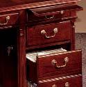 mouldings and pilasters with an English Cherry finish. Tops are constructed of wood and veneer materials or HPL tops.