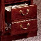 Function - All drawers are suspended on fully extending, metal, ball-bearing slides allowing easy access to the entire