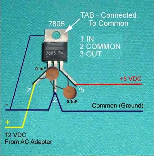 Three-Terminal Voltage Regulators Connected