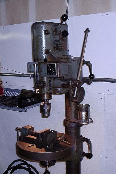 Geared head drill press Geared head drill press.