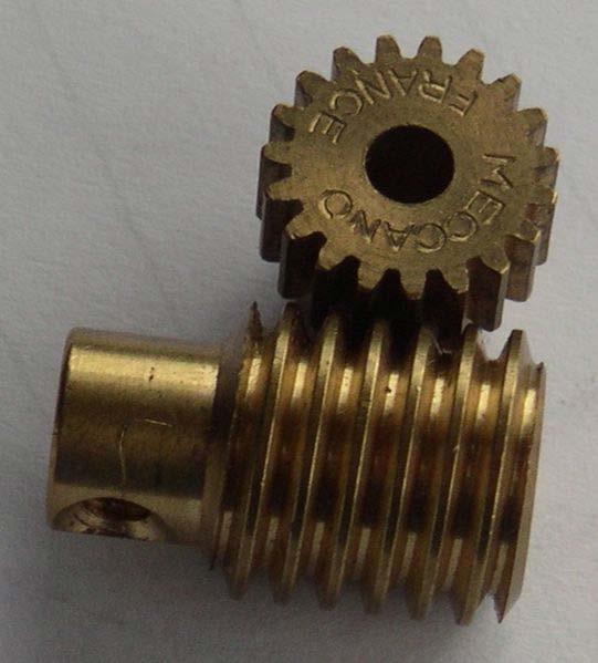 gears are sometimes seen meshing with spur gears.