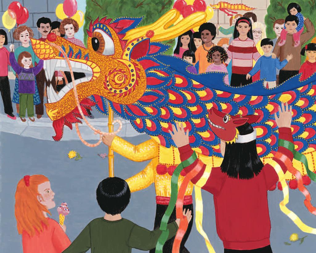 Follow a dancing dragon down the street. Listen to firecrackers pop, and eat sweet treats. You can do all of these things during Chinese New Year.