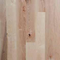 or above grade Grain: Yellow Birch is similar to maple in grain, but has more color. Hardness: 1260 Janka Hardness Scale, 2% softer than American red oak.