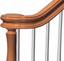 3 Length Balusters are shown with each group 5 Length Balusters are shown with most groups Metal
