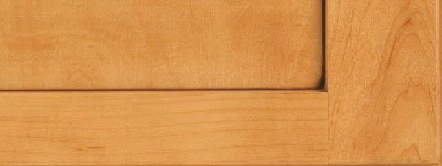 The brush strokes are defined and included on profiles of doors and drawer fronts to enhance