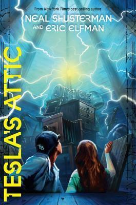 Tesla s Attic Author: Neal Shusterman Science fiction With a plot combining science and the supernatural, four kids are caught up in a dangerous plan