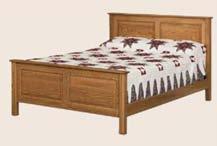(1 Panel) Headboard Height 45"h Footboard Height 27"h Available
