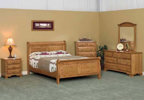 The Lancaster Collection Sleigh Bed #640 King # 642 Queen #644 Full