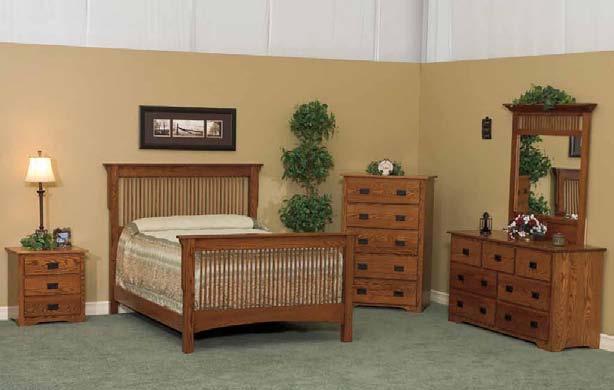 The Mission Bedroom Collection Mission Bed #150 King #152 Queen #154 Full #156 Twin Headboard
