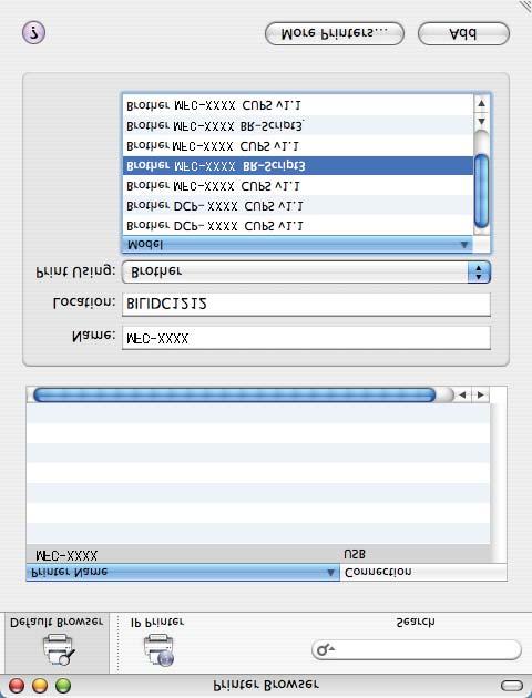Imprimarea şi trimiterea faxurilor (Mac OS X 10.4.