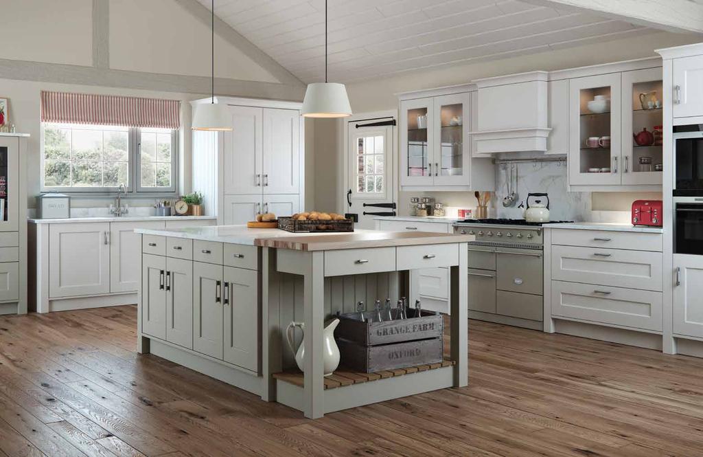 Painted & Stained FLORENCE Stone & Light Grey NEW RANGE Handle shown: K1-134 c 2 1 o l P A o I N u T Available for this range r s Creative